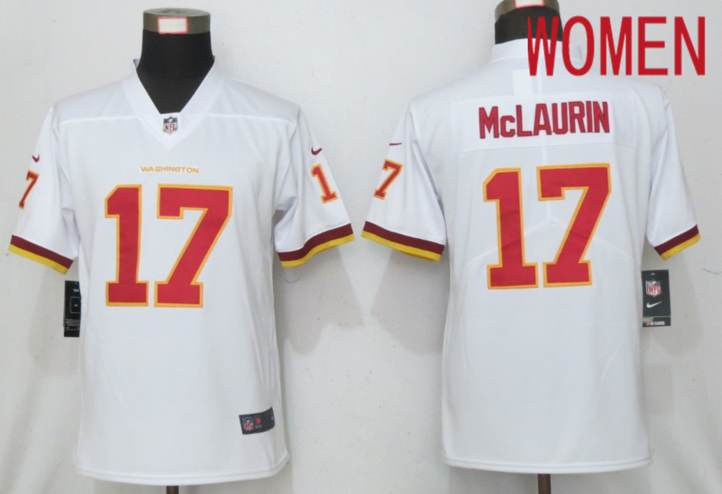 Women Washington Redskins #17 Mclaurin White 2020 Vapor Untouchable Elite Play NFL Nike Jerseys->los angeles rams->NFL Jersey